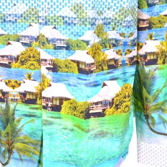 ROBERT GRAHAM Classic Fit BENTOO PARADISE  Number Ltd Ed Sport Fiji Shirt XL NWT - Picture 2 of 15